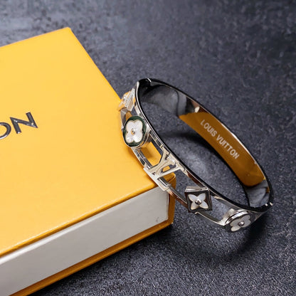 18K Louis Crystal Studded Bracelet