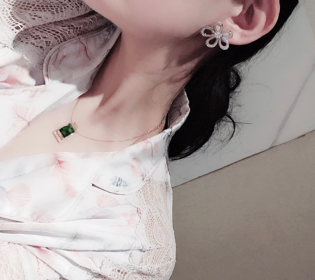 18K Flowerlace Earrings