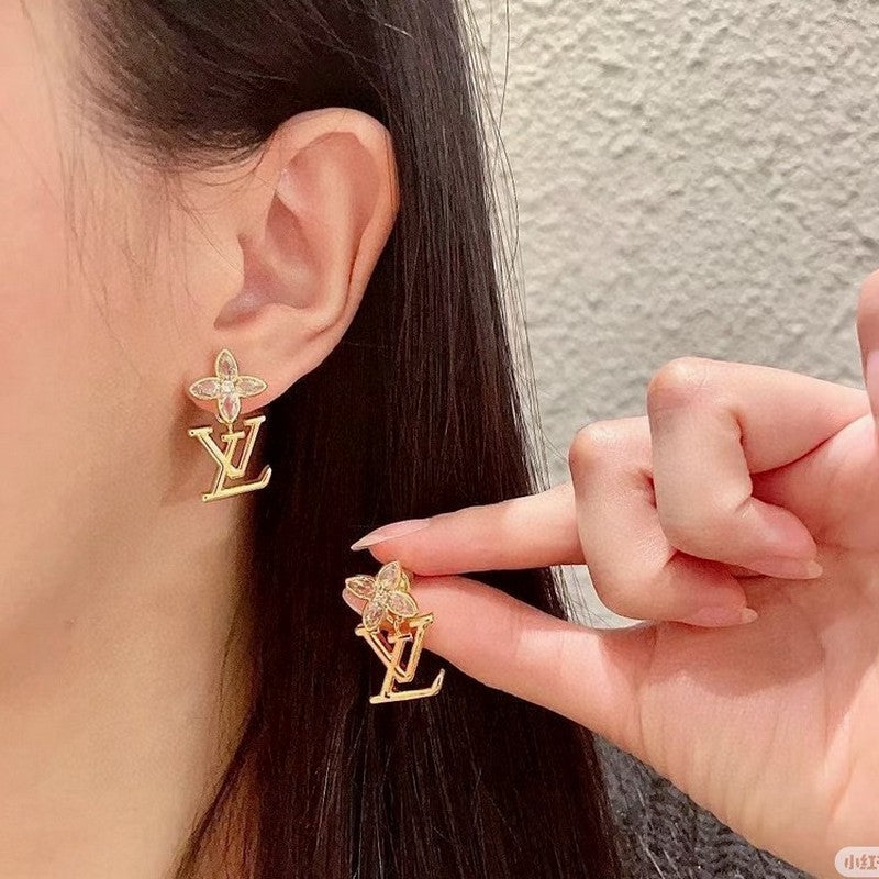 18K Louis Iconic Diamond Earrings