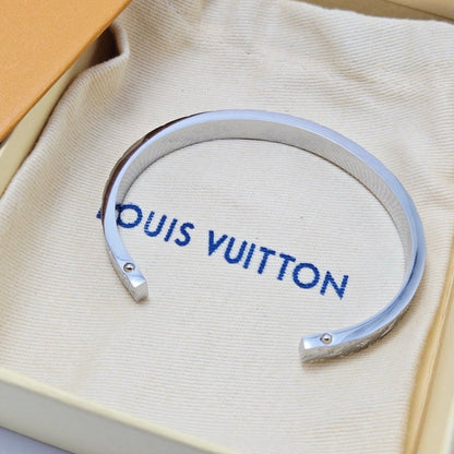 18K Louis Monogram Gold Bracelet