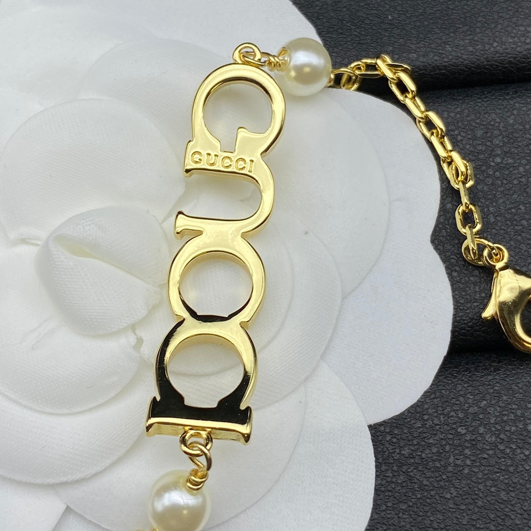 18K Double G Letter Bracelet