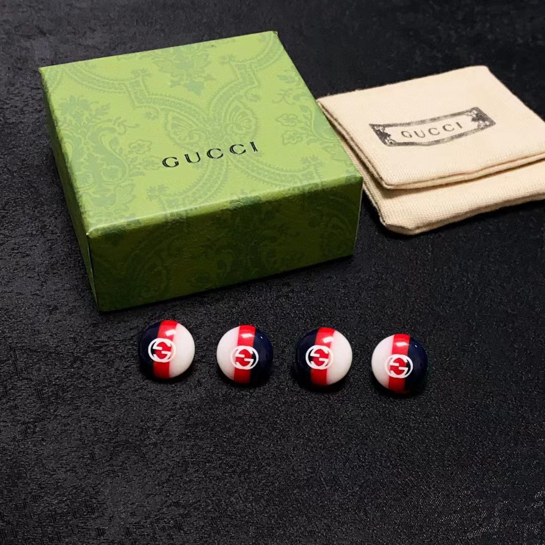 18K Double G Color Earrings