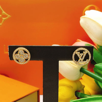 18K Louis Blossom Diamond Earrings