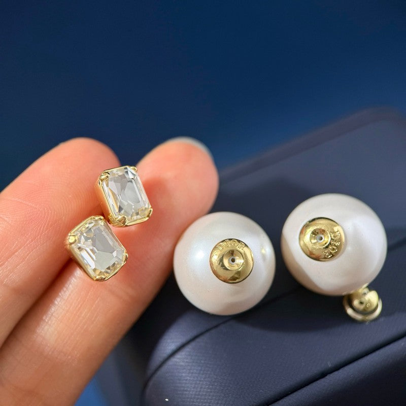 18K CD Tribales Pearl Earrings