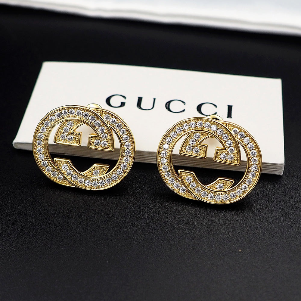 18K GG Diamonds Earrings