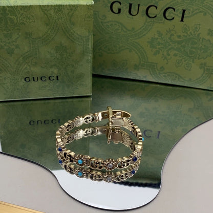 18K Double G Flowers Bracelet