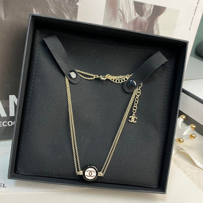 18K CC Chain Choker Necklace