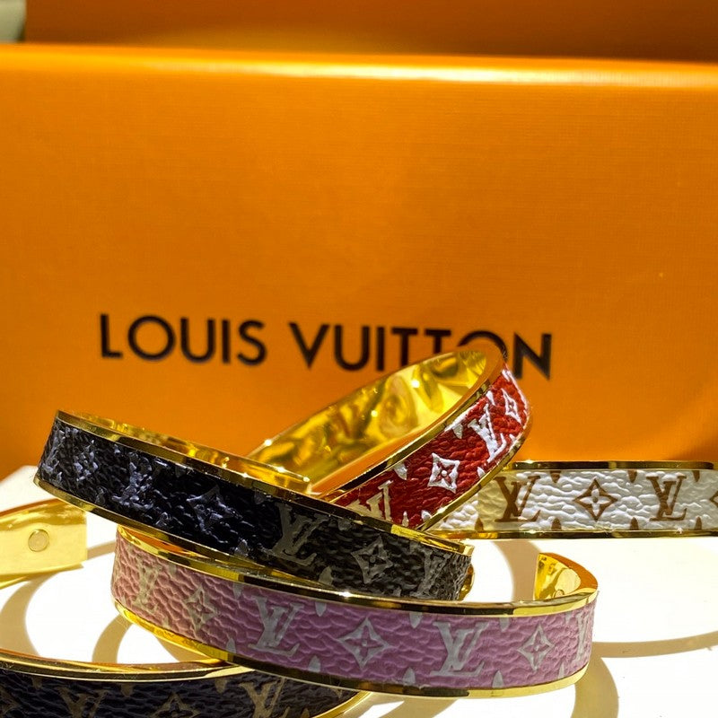 18K Louis Nanogram Color Cuff Bracelet