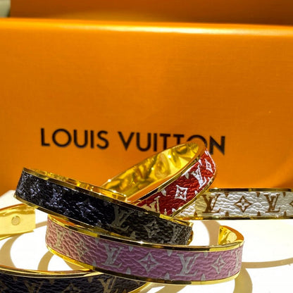 18K Louis Nanogram Color Cuff Bracelet