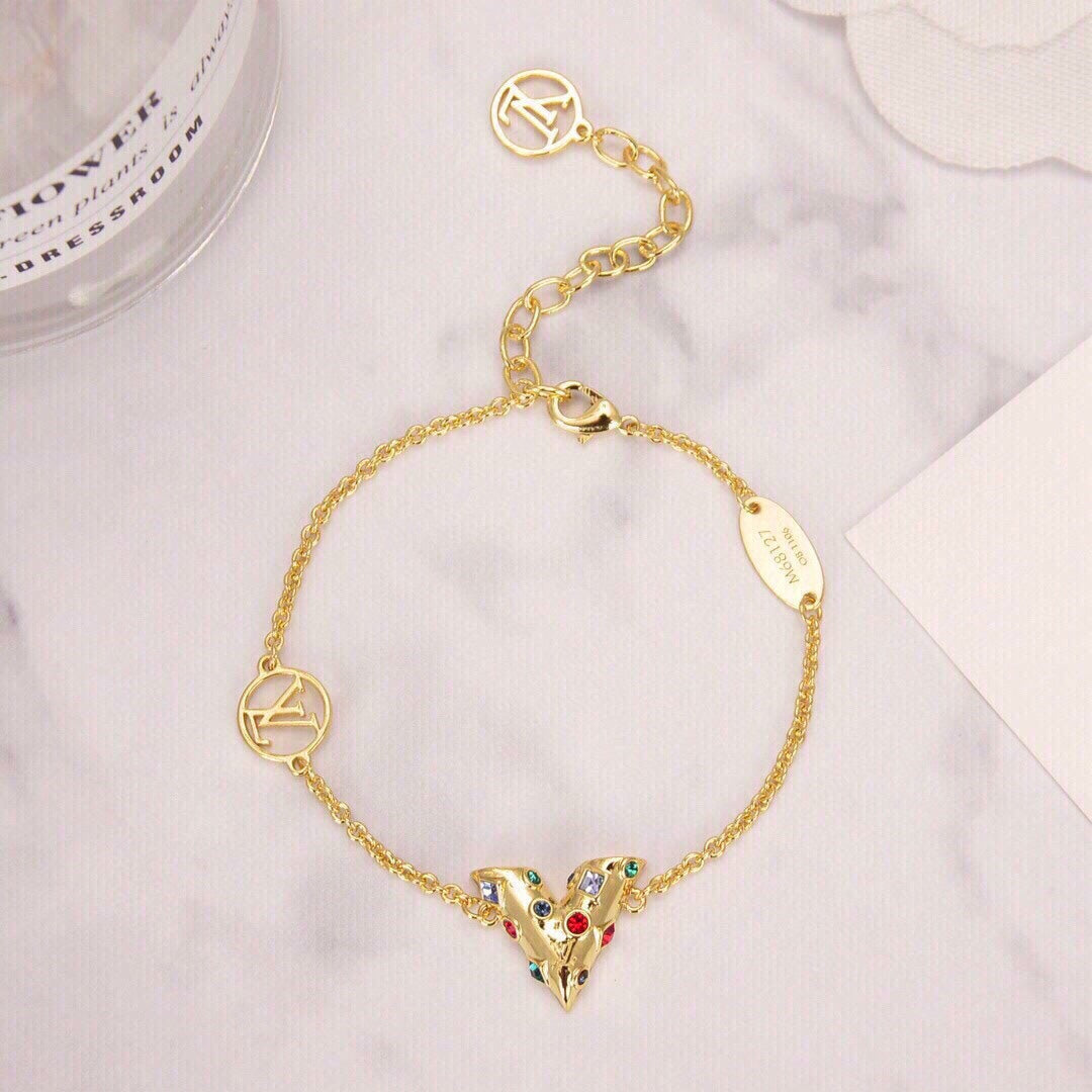 18K Louis Essential V Plan¨¨te Bracelet