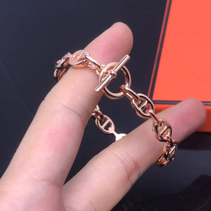 18K Chaine D'ancre H Bracelet